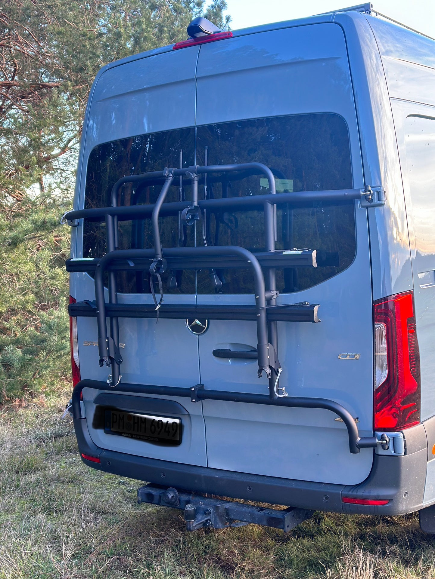 Fahrrad Heckträger für Mercedes -Sprinter / VW Crafter - (2 Räder)