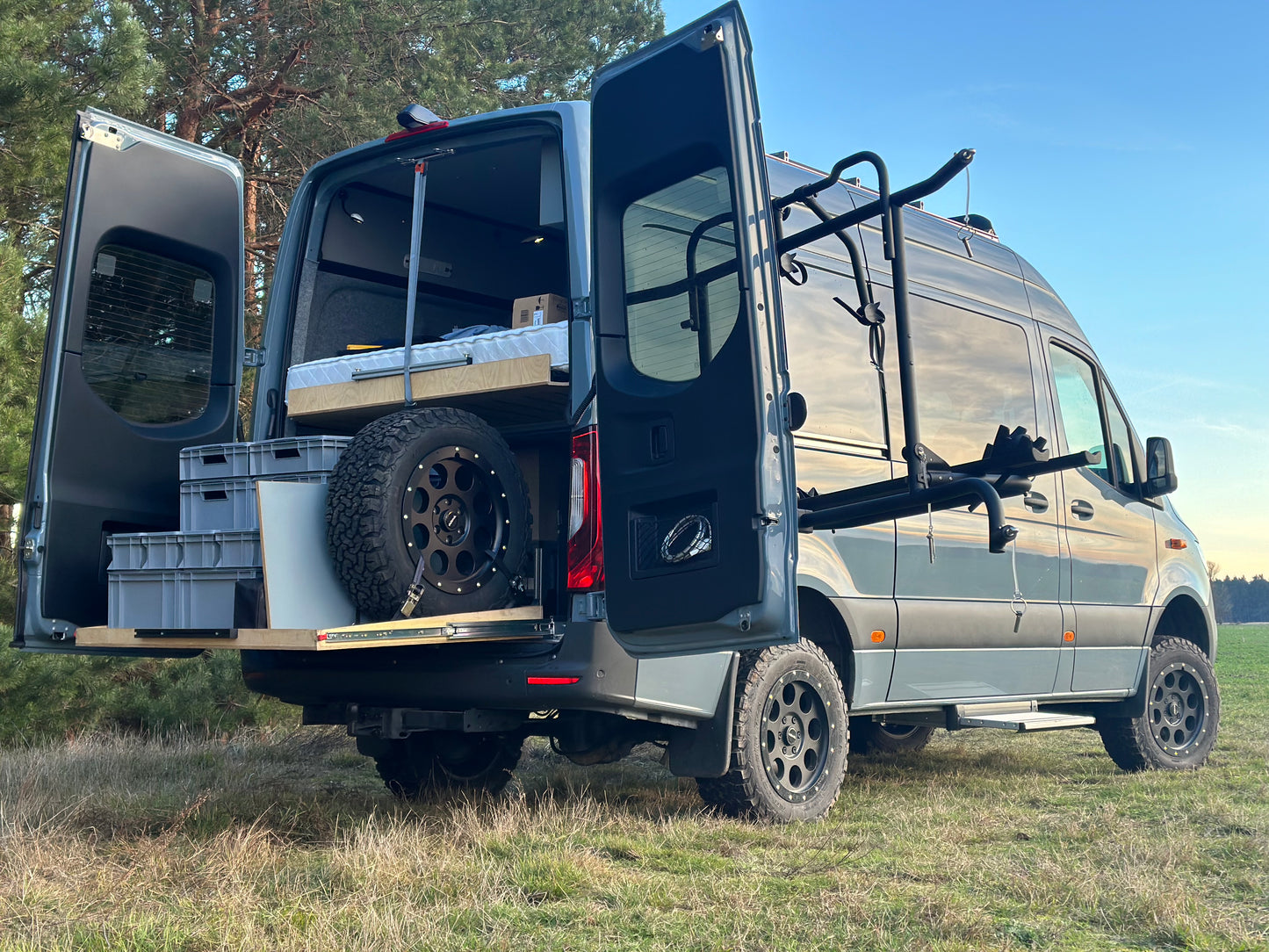 Fahrrad Heckträger für Mercedes -Sprinter / VW Crafter - (2 Räder)