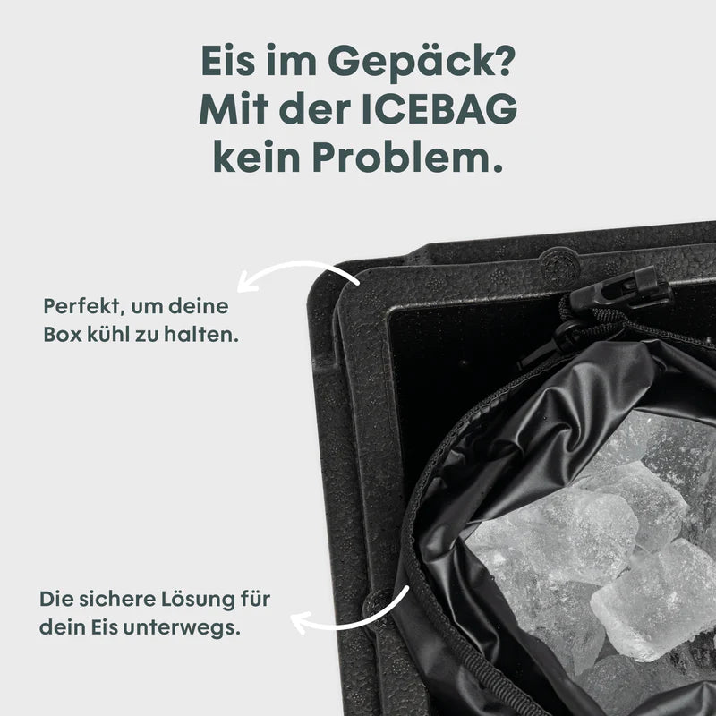 Boxio - Icebag - Der perfekte Begleiter für deine Kühlbox