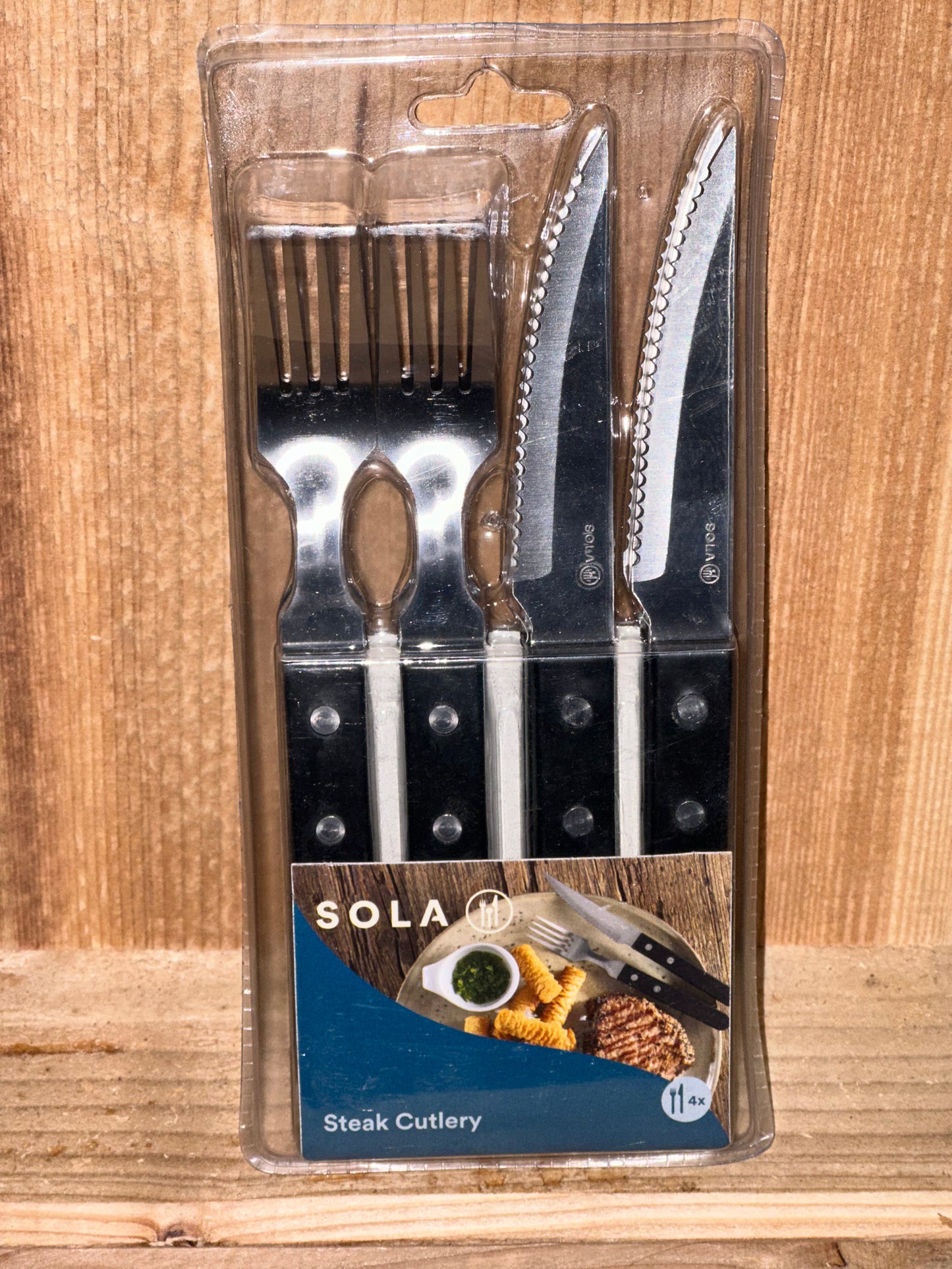 Steakbesteck (für 4 Personen)