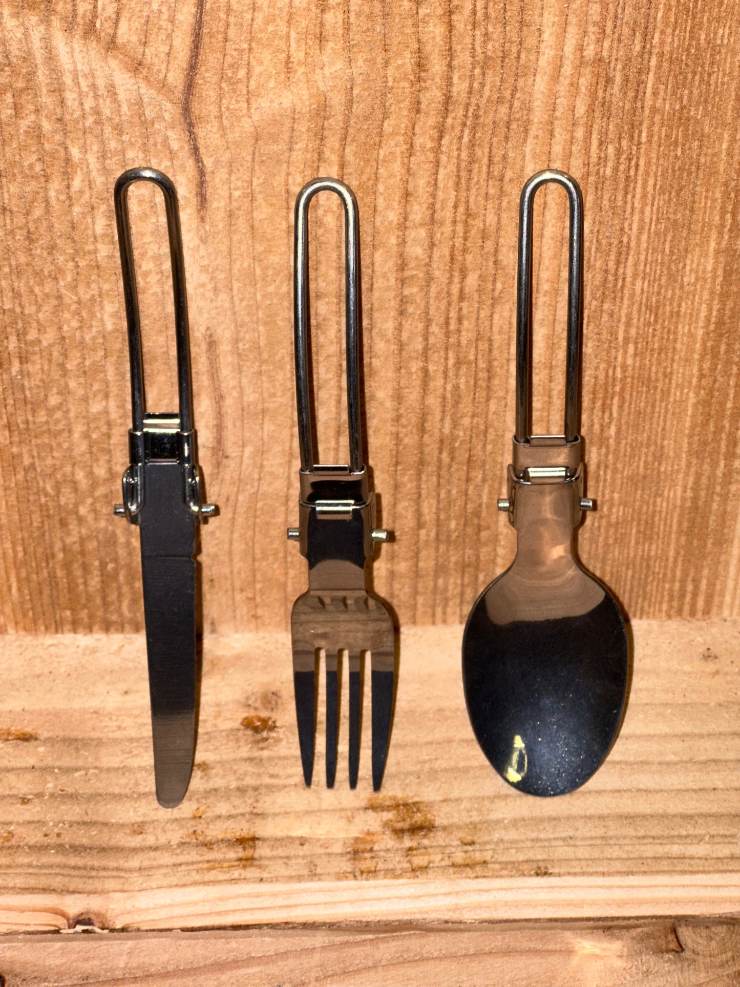 Trecking Topfset mit klappbarem Besteck (5tlg)