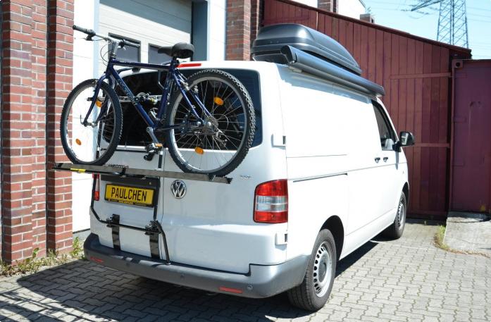 Paulchen Heckträger für VW T5/T6 mit Flügeltüren