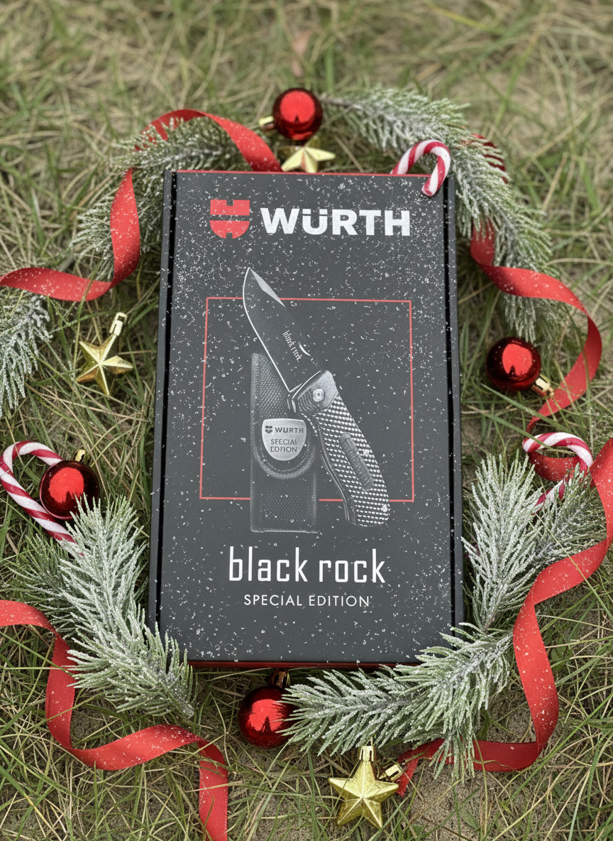 Würth "Black Rock" - Special Edition - Klappmesser