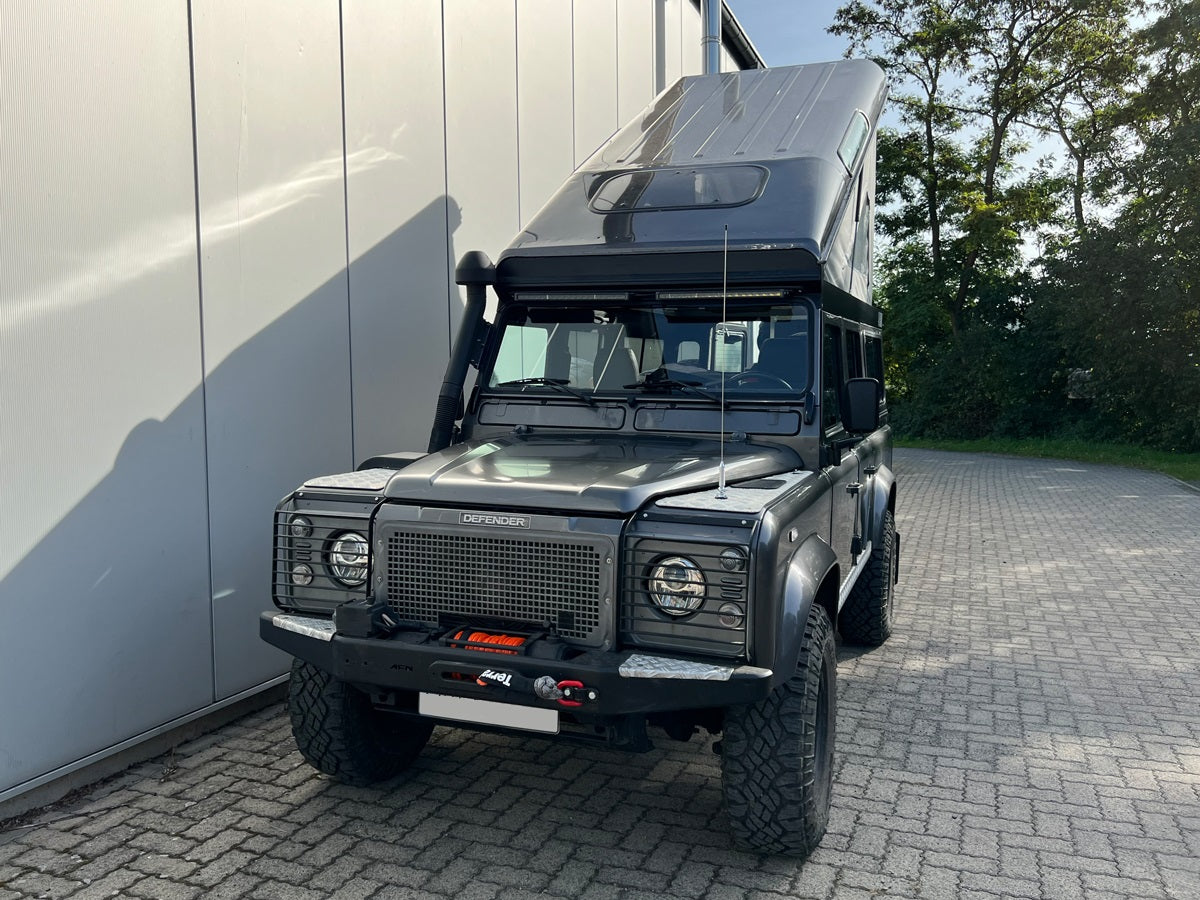 Landrover Defender Kotflügelschutz (Alu Riffelblech)