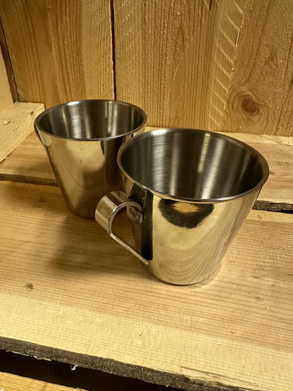 Edelstahltasse (doppelwandig)