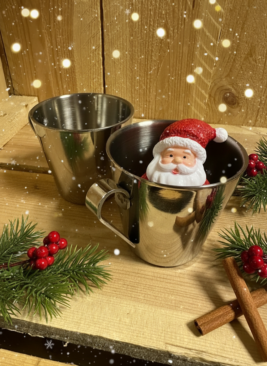 Edelstahltasse (doppelwandig)