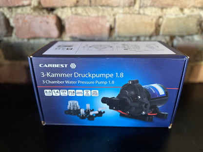 Carbest 3-Kammer-Druckwasserpumpe - 7 l/min 1,4bar