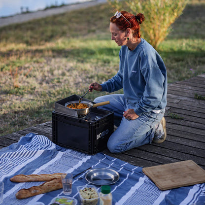 BOXIO COOK 2.0 – Der kompakte Gaskocher im Eurobox-Format