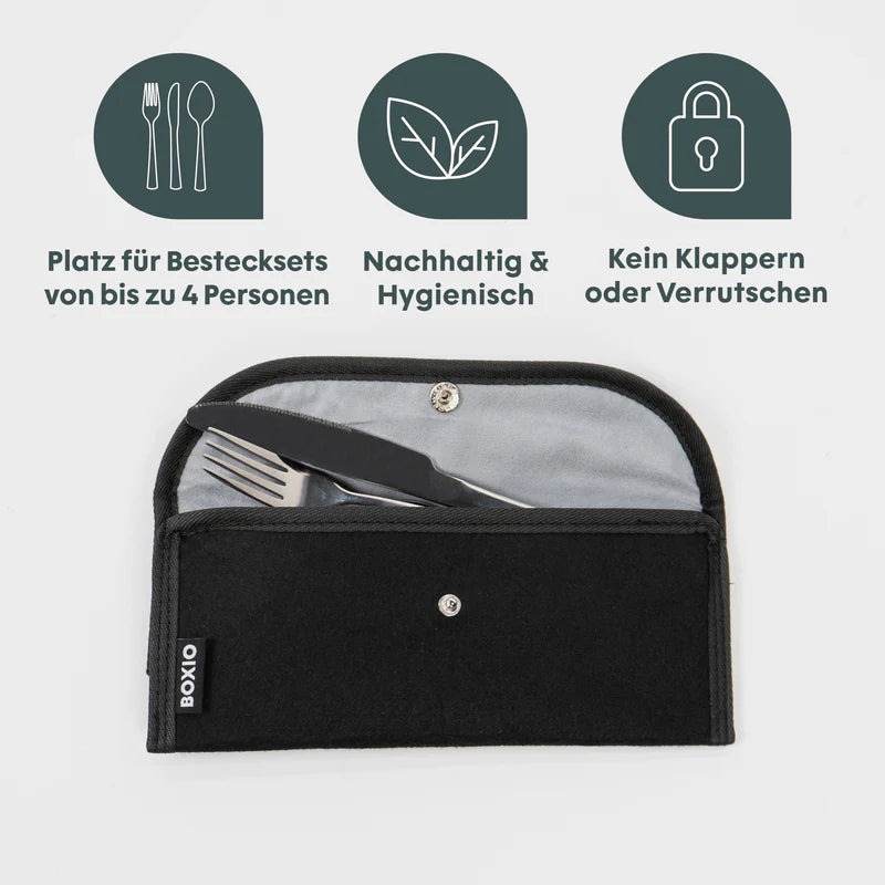 Boxio - Eat und Eat Bag (Besteck und Bestecktasche)