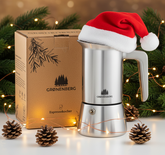 Groenenberg Espressokocher 2.0 (Neues Design) 0,3L (Edelstahl)