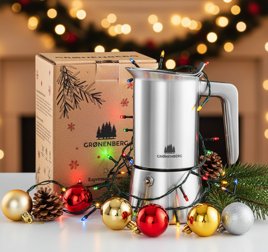 Groenenberg Espressokocher 2.0 (Neues Design)  0,2L (Edelstahl)