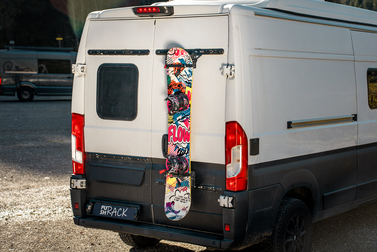 PUSHrack Skihalter für Snowboard
