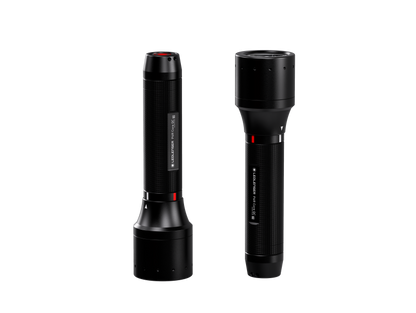 LEDLENSER Taschenlampe P6R Core QC - Rotlicht, Grünlicht, Blaulicht und mit taktischem Abwehrlicht