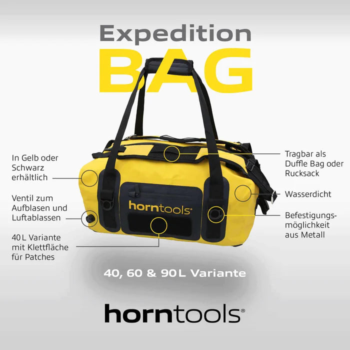 horntools - Expedition Bag - wasserdichte Tasche/Rucksack