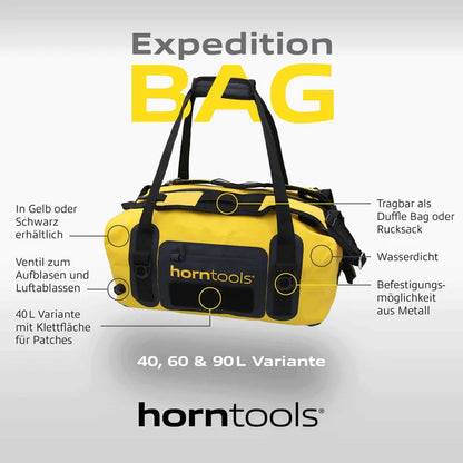 horntools - Expedition Bag - wasserdichte Tasche/Rucksack