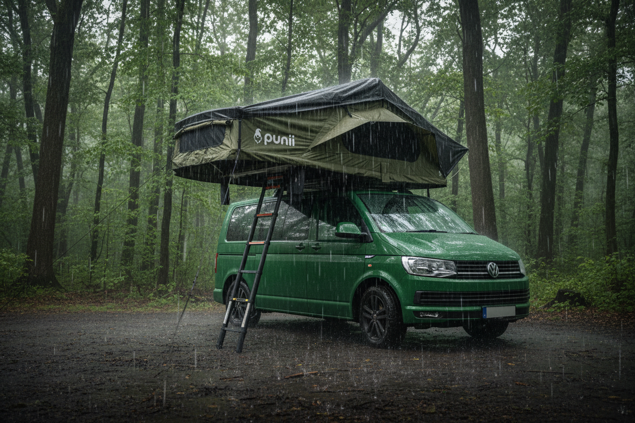 belluna dachzelt Punii - Dachzelt - Moenga XL (L: 240 x B: 220cm) – TheBigBeast